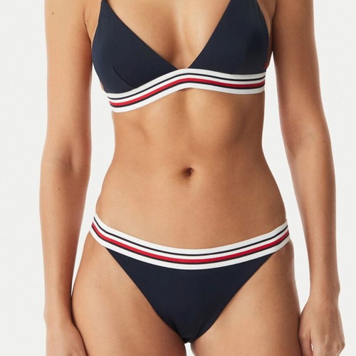 Tommy Hilfiger bikini set like new, navy with logo band