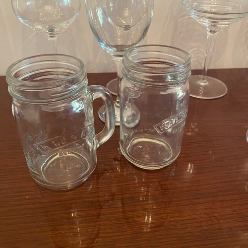 Wine and milkshake glasses new
