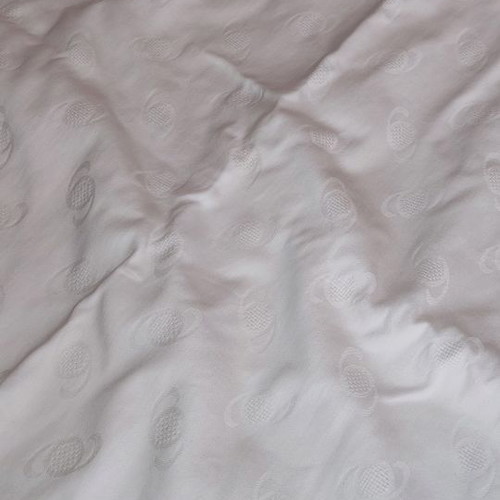 Tablecloth set with 12 napkins used, white