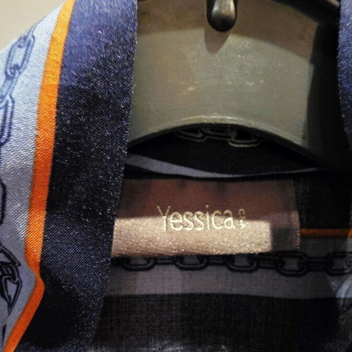 Jessica summer shirt-blouse like new, multicolor blue M