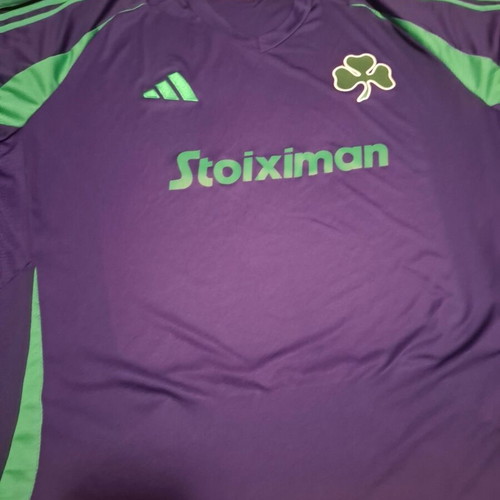 Panathinaikos 3XL Third Jersey 2025-26 Purple, New Authentic