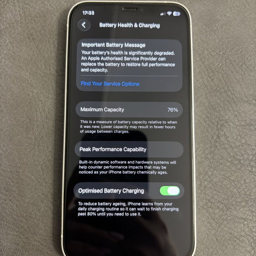 iPhone 12 64GB White like new with case