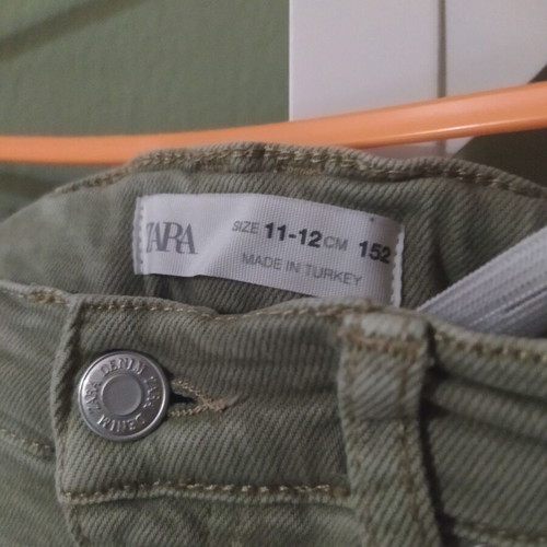 Zara cargo jeans green like new size 152 cm