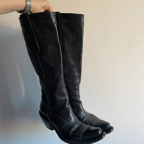 Gianni Barbato genuine leather cowboy boots used, size 36/37