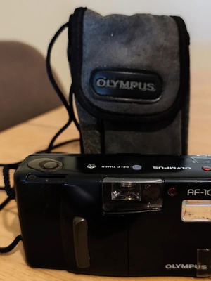 Olympus AF-10 35mm compact analog camera used