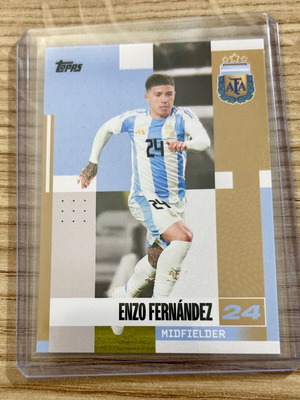 Enzo Fernandez Argentina National Team Card Topps 2024 like new