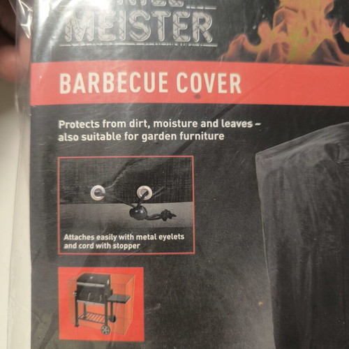 Barbecue Cover Weatherproof New 126x112x55cm Black
