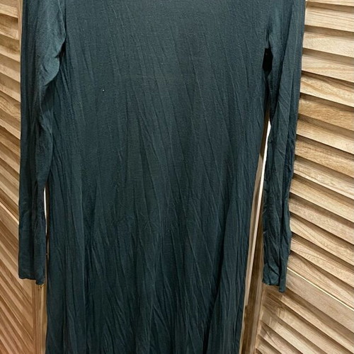 Toi & Moi Long Lightweight Cardigan Asymmetric Cypress Green Like New