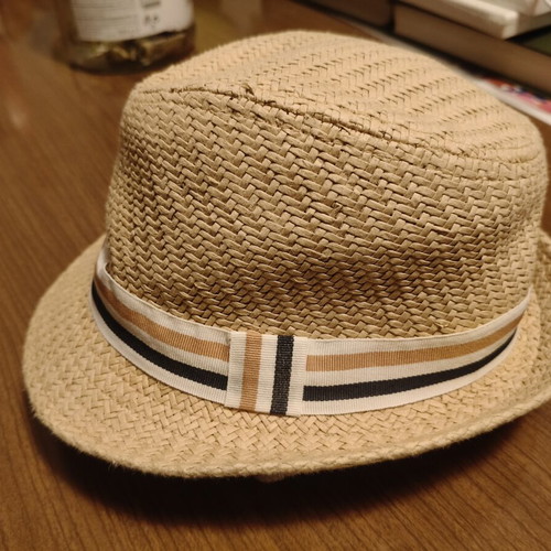 Orchestra straw hat baby boy 12-18 months like new