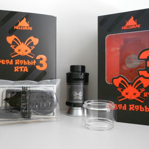 Hellvape Dead Rabbit v3 RTA like new, Matte Black