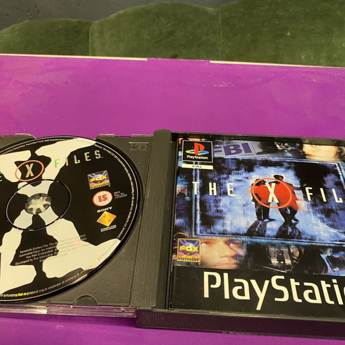 The X Files PlayStation PS1 game used, complete in box