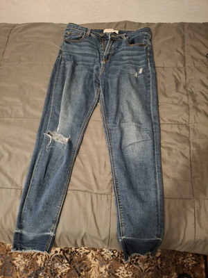 Jeans pants mid-rise, size L/40/12