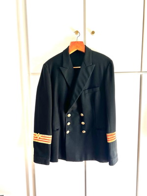 Navy jacket used, men's, large size