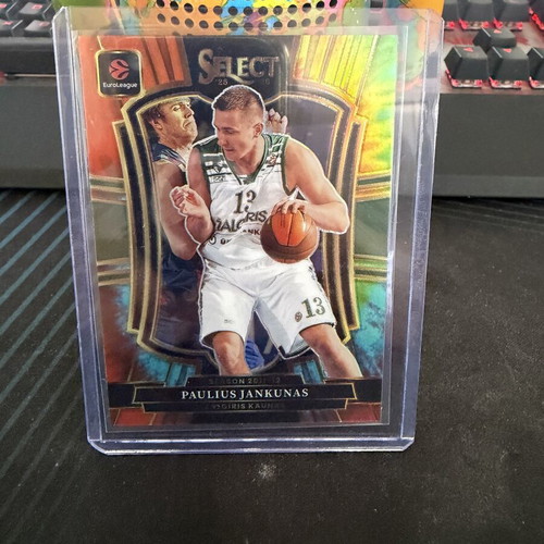 Paulius Jankunas 2025-26 Panini Select Euroleague Tie-Dye κάρτα /25 καινούργια
