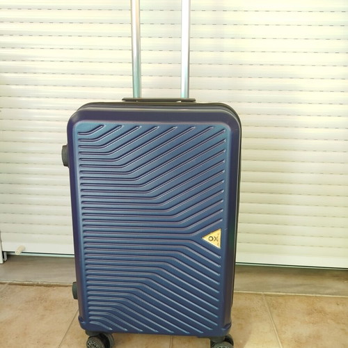 Ox luggage hard travel suitcase navy blue