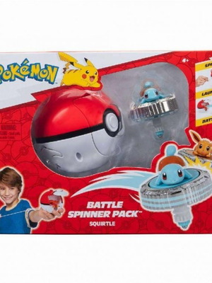 Pokémon Squirtle & Poké Ball Battle Spinner miniature toy new