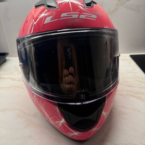 LS2 Stream motorcycle helmet extra small like new with pinlock and sun visor