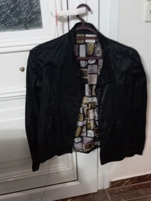 Satin women's jacket Zara like new, size medium, black