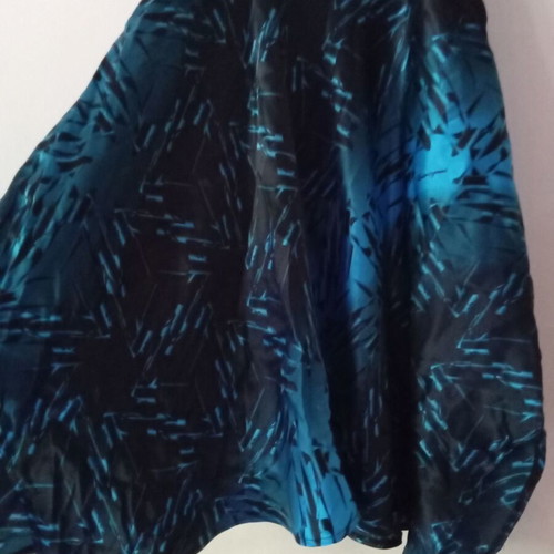 Mini dress Under Ground like new, black and blue