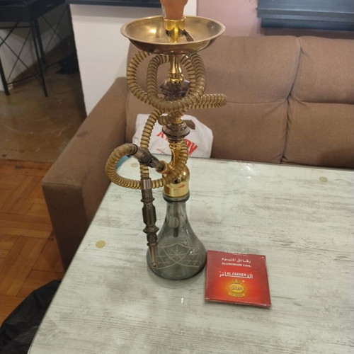 Hookahs used, small, medium and large sizes