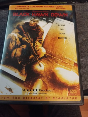 Black Hawk Down DVD used, with English subtitles