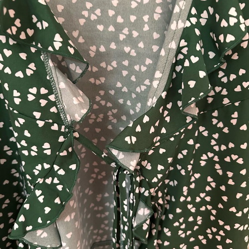 Shein green dress like new, tied, size small