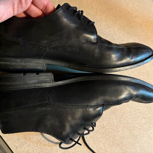 Rockport shoes 42 used, leather, black