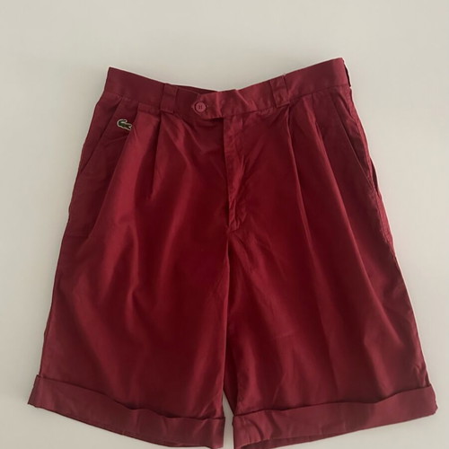 Lacoste women's burgundy bermuda shorts like new size 42