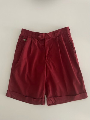 Lacoste women's burgundy bermuda shorts like new size 42