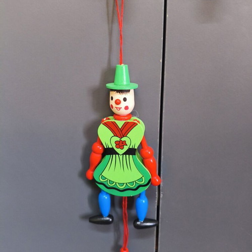 Wooden dolls decorative, new for kids' room