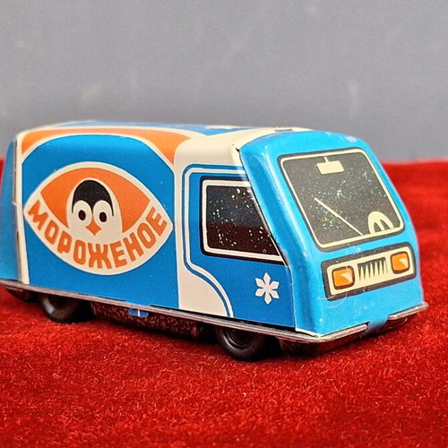 Tin Soviet toy truck used from 70s-80s