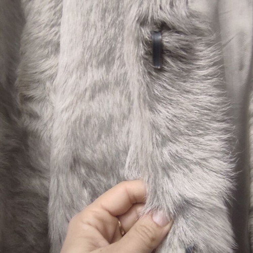 Natural rabbit fur jacket like new, size M