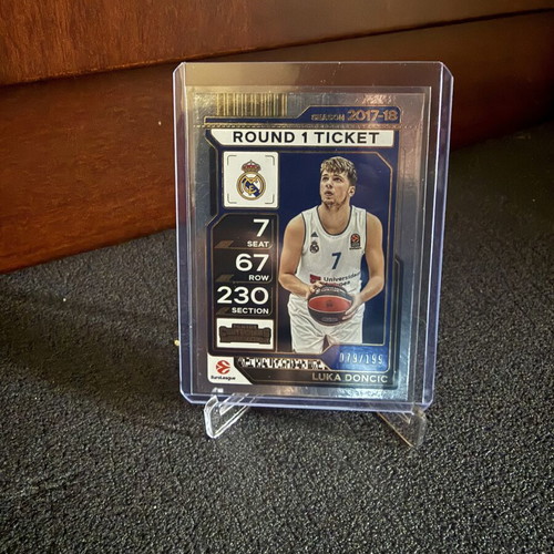 Luka Doncic Round 1 Ticket EuroLeague Contenders 2025/26 like new
