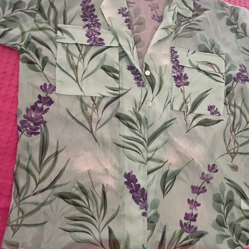 Shirt new, colorful, loose fit, size M/L