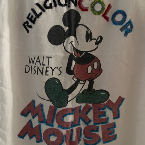 Religion collectible shirt like new, white, size S