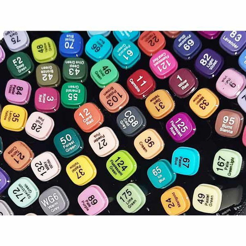 Painting markers 168 pcs with dual tip and case new