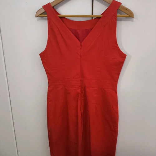 Toi&Moi cotton red dress like new, size M/L