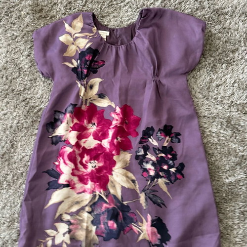 Monsoon dress like new, purple floral print for 9-10 years