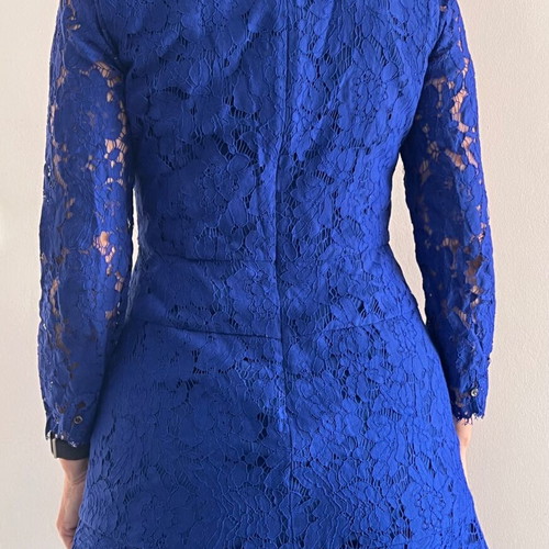 J.CREW dress like new, blue lace, size S