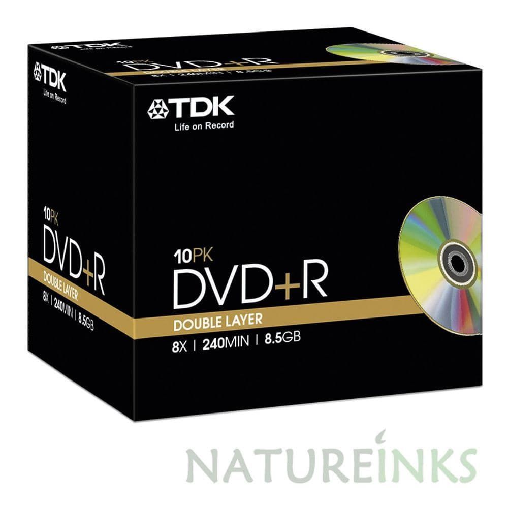 4 TDK DVD+R DL Dual Double Layer 8.5GB δίσκοι 8x 240MIN