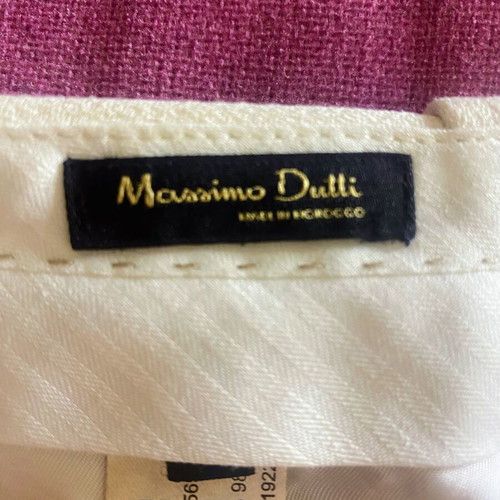 Massimo Dutti classic cream fabric pants, size 40