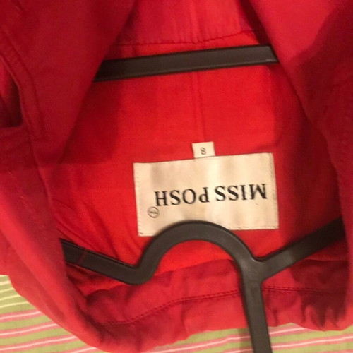 Red small trench coat used