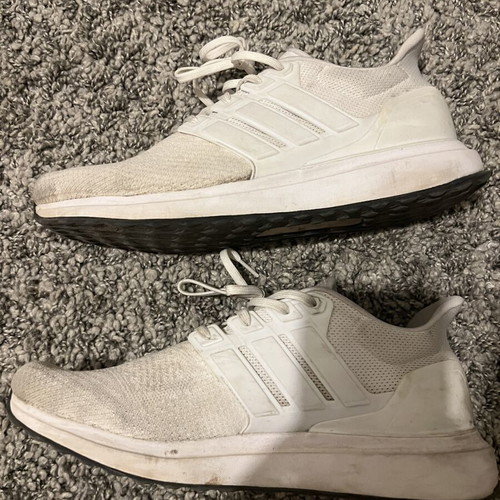 Adidas athletic shoes used, size 44.5, white