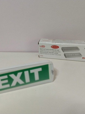 Exit LED emergency safety light HAPES260 2W like new