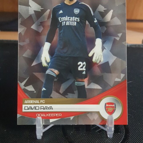Topps Arsenal Team Set 2023-24 David Raya Cracked Ice, like new