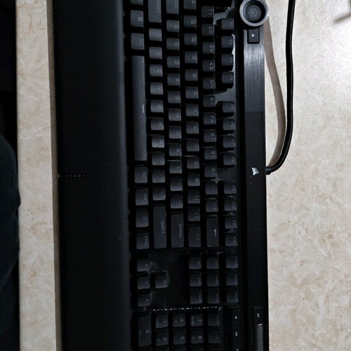 Corsair K100 Optical keyboard and SteelSeries Arctis Nova Pro Wireless headset like new, white