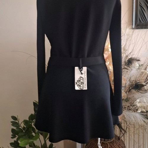 Marc Cain Long Black Blouse New With Fornarina Belt