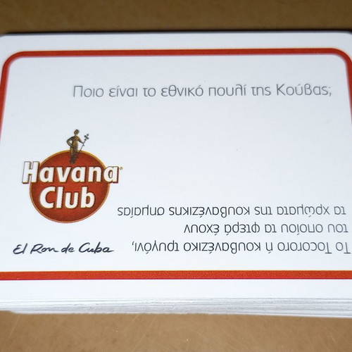 Havana Club Trivia game with cards new