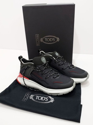 Tod's No Code J 07i sneakers new, men's size 8-42.5, black