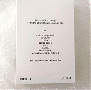 Indigo (RM) weverse albums ver. επίσημο